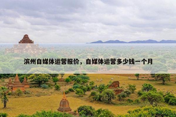 滨州自媒体运营报价，自媒体运营多少钱一个月