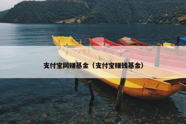 支付宝网赚基金（支付宝赚钱基金）