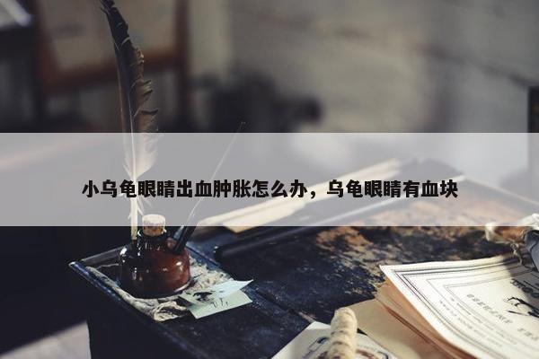 小乌龟眼睛出血肿胀怎么办，乌龟眼睛有血块