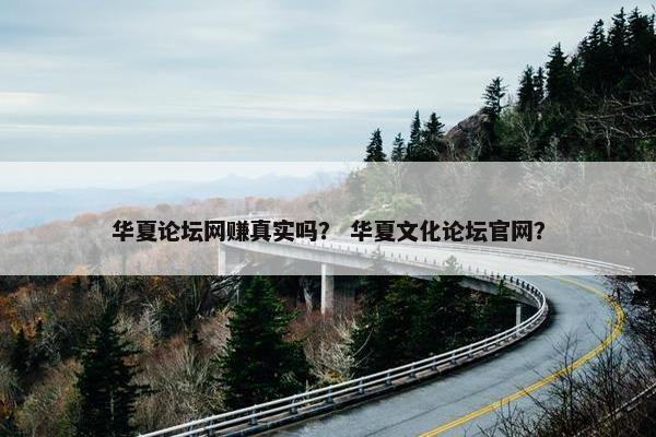 华夏论坛网赚真实吗？ 华夏文化论坛官网？