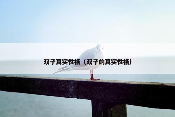 双子真实性格（双子的真实性格）