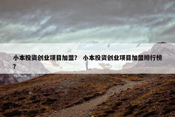 小本投资创业项目加盟？ 小本投资创业项目加盟排行榜？