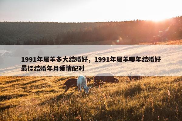 1991年属羊多大结婚好，1991年属羊哪年结婚好最佳结婚年月爱情配对