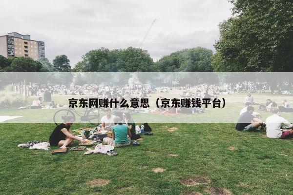 京东网赚什么意思（京东赚钱平台）