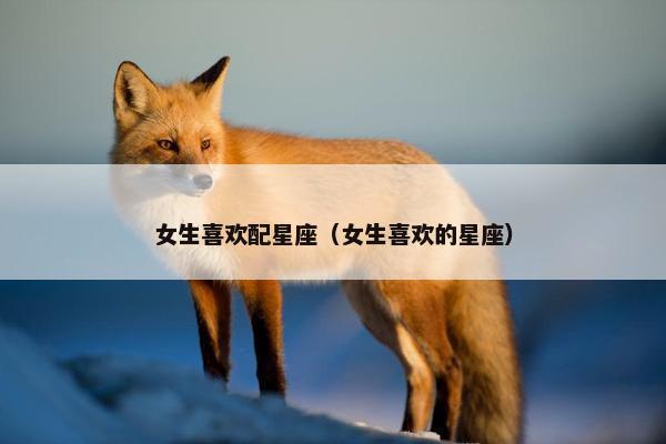 女生喜欢配星座（女生喜欢的星座）
