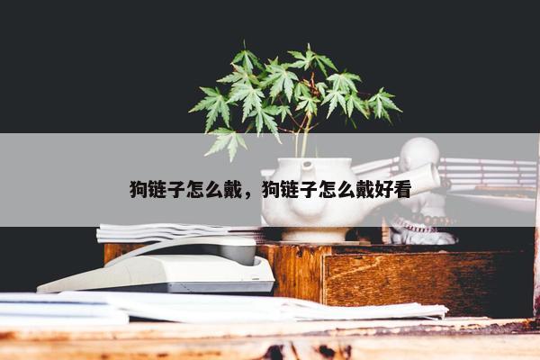 狗链子怎么戴，狗链子怎么戴好看