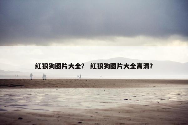 红狼狗图片大全？ 红狼狗图片大全高清？