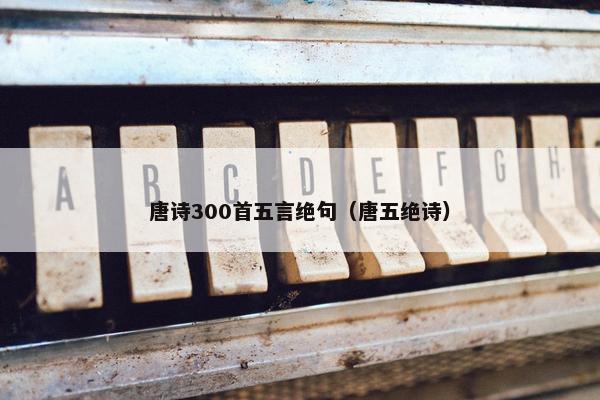 唐诗300首五言绝句（唐五绝诗）