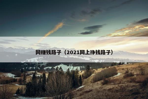 网赚钱路子（2021网上挣钱路子）