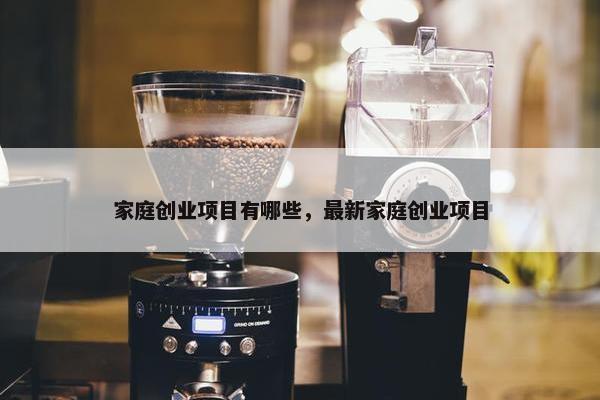 家庭创业项目有哪些，最新家庭创业项目