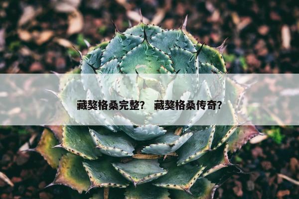 藏獒格桑完整？ 藏獒格桑传奇？