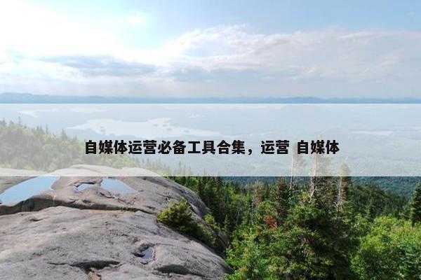 自媒体运营必备工具合集，运营 自媒体