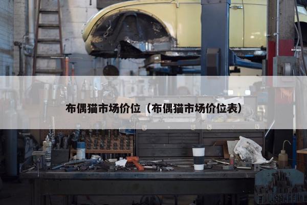 布偶猫市场价位（布偶猫市场价位表）