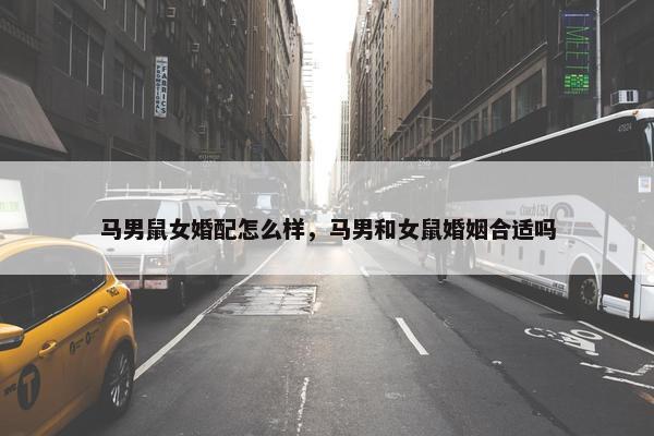 马男鼠女婚配怎么样，马男和女鼠婚姻合适吗