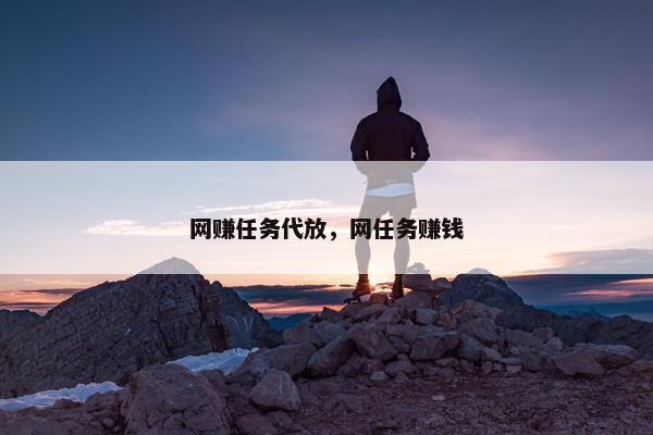 网赚任务代放，网任务赚钱