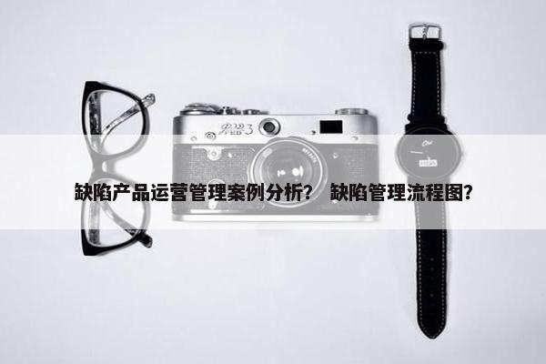 缺陷产品运营管理案例分析？ 缺陷管理流程图？