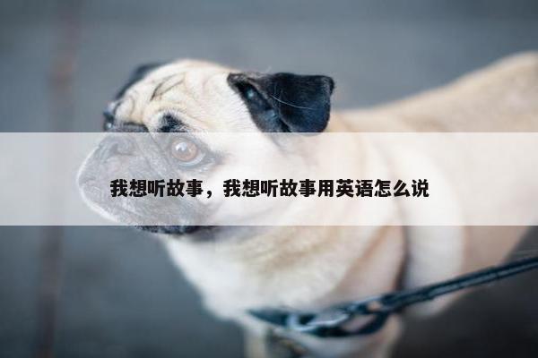 我想听故事，我想听故事用英语怎么说