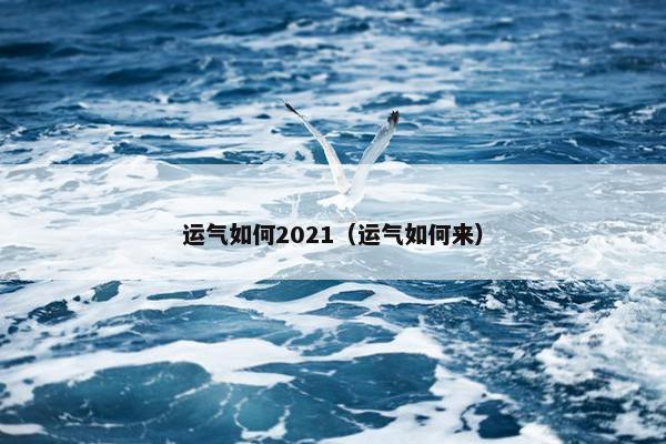 运气如何2021（运气如何来）