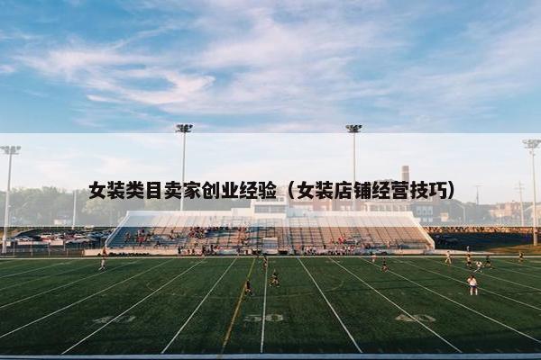 女装类目卖家创业经验（女装店铺经营技巧）