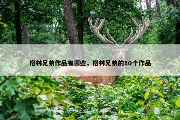 格林兄弟作品有哪些，格林兄弟的10个作品