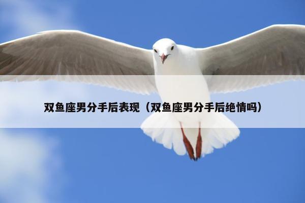 双鱼座男分手后表现（双鱼座男分手后绝情吗）