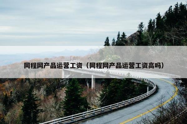 同程网产品运营工资（同程网产品运营工资高吗）