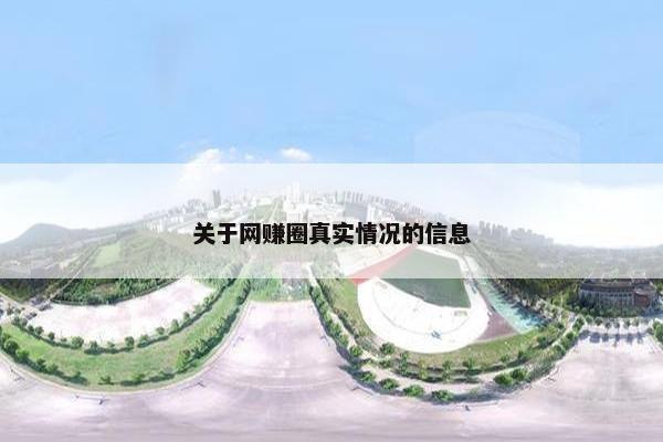 关于网赚圈真实情况的信息