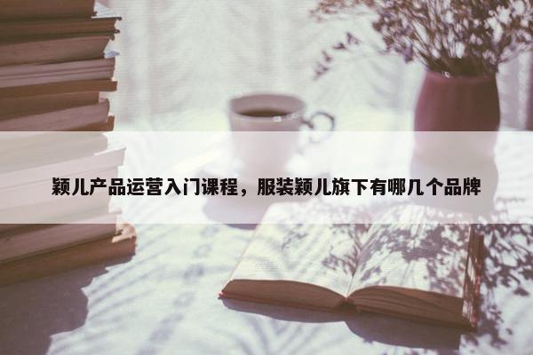 颖儿产品运营入门课程，服装颖儿旗下有哪几个品牌