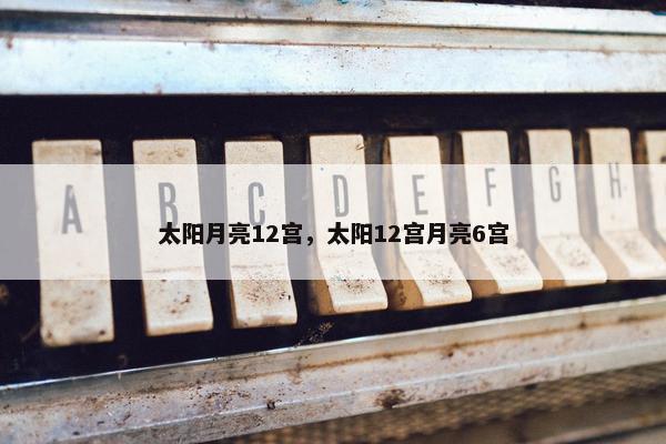 太阳月亮12宫，太阳12宫月亮6宫