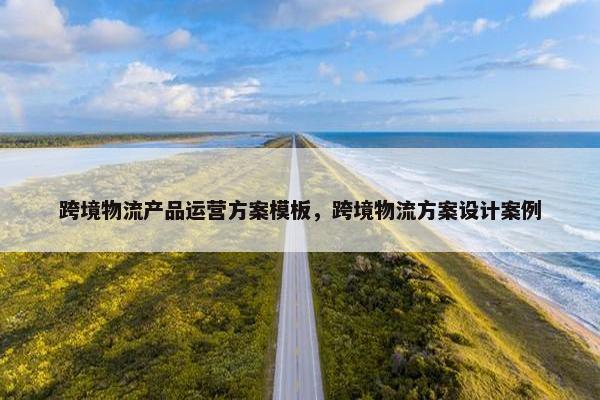跨境物流产品运营方案模板，跨境物流方案设计案例