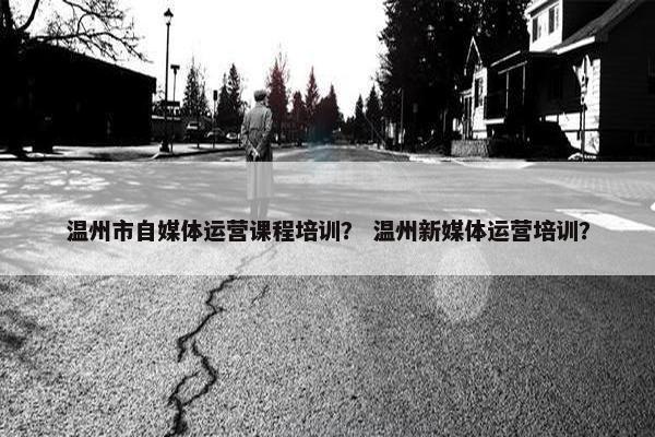 温州市自媒体运营课程培训？ 温州新媒体运营培训？