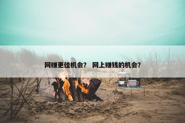 网赚更佳机会？ 网上赚钱的机会？