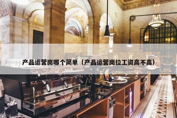 产品运营岗哪个简单（产品运营岗位工资高不高）