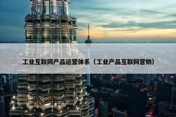 工业互联网产品运营体系（工业产品互联网营销）