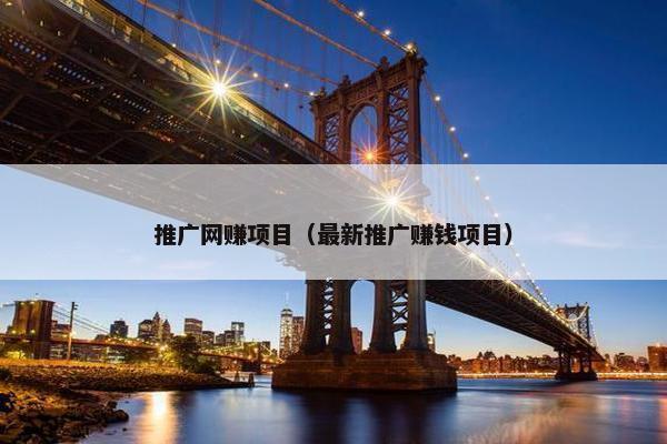 推广网赚项目（最新推广赚钱项目）