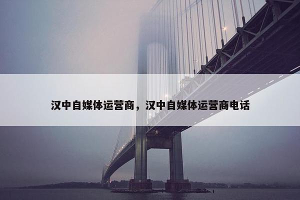 汉中自媒体运营商，汉中自媒体运营商电话