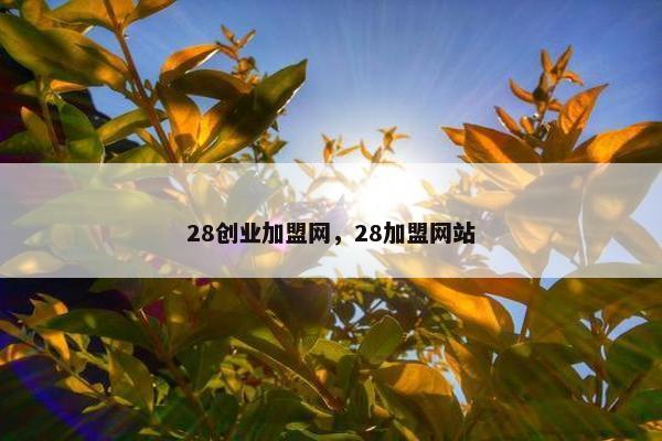 28创业加盟网，28加盟网站