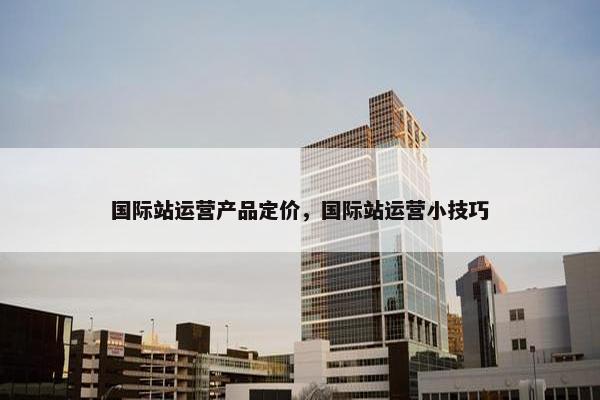 国际站运营产品定价，国际站运营小技巧