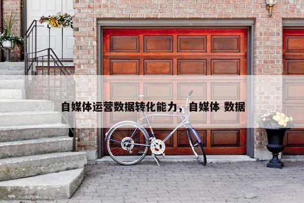 自媒体运营数据转化能力，自媒体 数据
