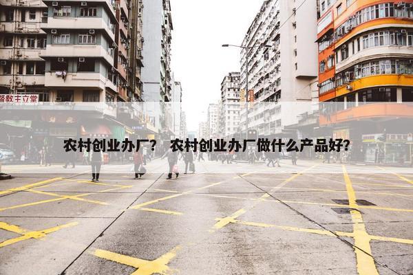 农村创业办厂？ 农村创业办厂做什么产品好？