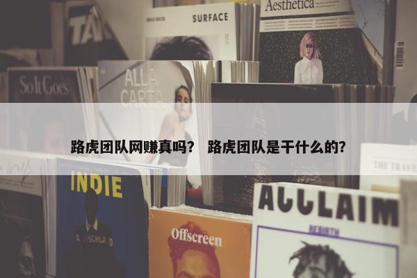 路虎团队网赚真吗？ 路虎团队是干什么的？