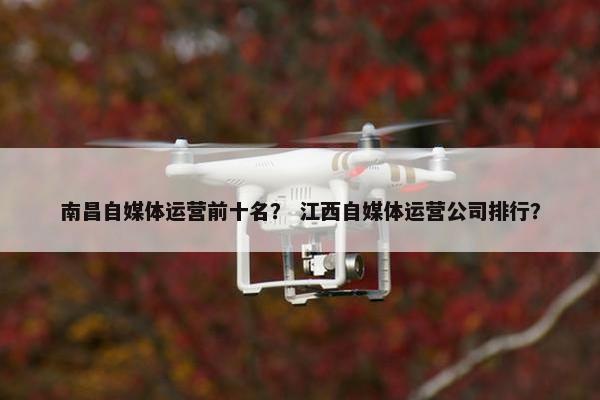 南昌自媒体运营前十名? 江西自媒体运营公司排行? 南昌自媒体运营前十名? 江西自媒体运营公司排行?