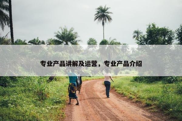 专业产品讲解及运营，专业产品介绍