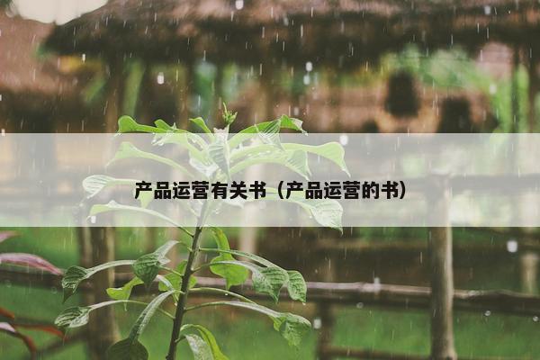 产品运营有关书（产品运营的书）