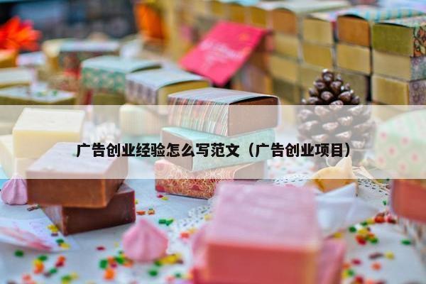 广告创业经验怎么写范文（广告创业项目）