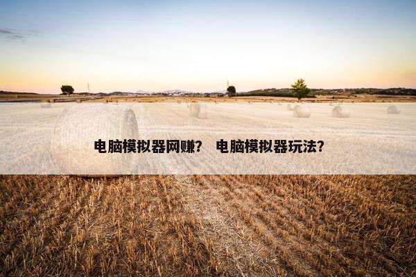 电脑模拟器网赚？ 电脑模拟器玩法？