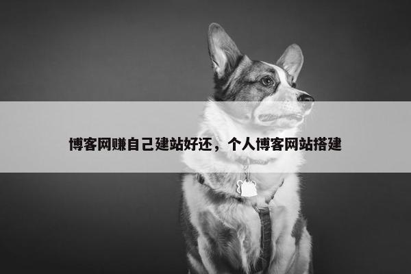博客网赚自己建站好还，个人博客网站搭建