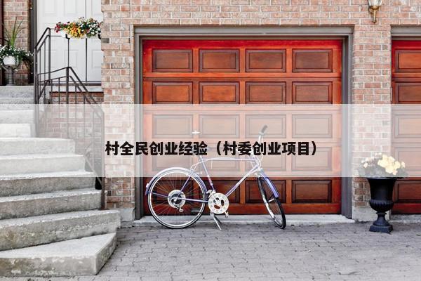村全民创业经验(村委创业项目) 村全民创业经验(村委创业项目)