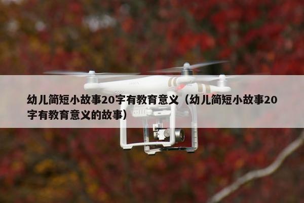 幼儿简短小故事20字有教育意义（幼儿简短小故事20字有教育意义的故事）