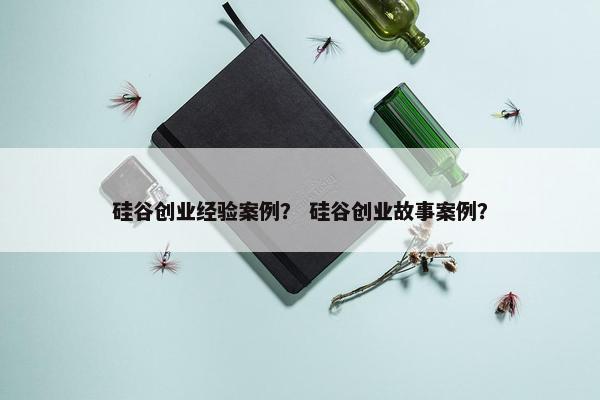 硅谷创业经验案例? 硅谷创业故事案例?
